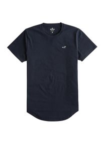 Hollister, Herren Shirt 'DTC CURVED HEM EXT', Navy