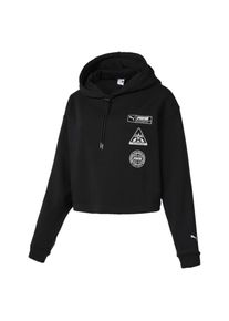 Puma, Damen Hoodie 'TZ', Schwarz / Weiß