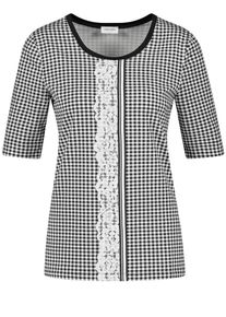 Gerry Weber, Damen T-Shirt, Schwarz / Weiß