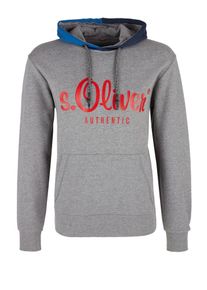 s.Oliver RED LABEL, Herren Sweatshirt, Blau / Dunkelblau / Grau / Rot