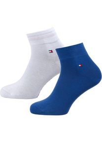Tommy Hilfiger, Damen Socken, Blau / Wei&szlig;