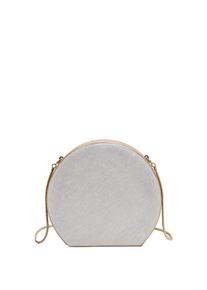 Mango, Damen Tasche 'Marmol', Braun / Wei&szlig;