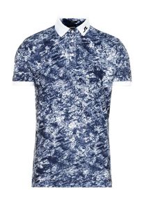J. Lindeberg J.Lindeberg, Herren Poloshirt 'M Tour', Marine / Weiß