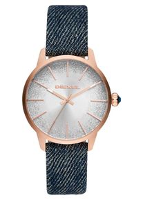 Diesel, Damen Quarzuhr 'CASTILIA', Blau / Rosegold