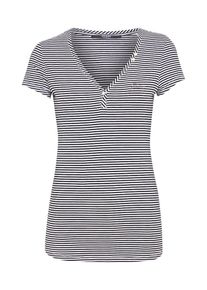Guess, Damen Shirt 'SERAFINO', Schwarz / Weiß