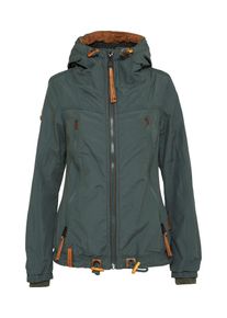 Naketano, Damen Jacke 'Jugo Booooossss', Rostbraun / Dunkelgrün