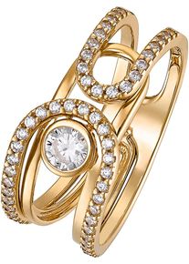 JETTE, Damen Ring, Gold