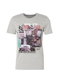 Tom Tailor Denim, Herren T-Shirt, Grau / Mischfarben