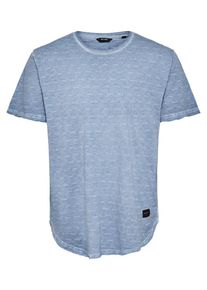 Only & Sons Only & Sons, Herren Detailreiches T-Shirt, Blau