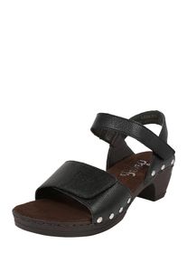 Rieker, Damen Sandalette, Schwarz
