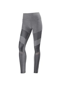 Alo Yoga, Damen Seamless Moto Tights, Grau / Dunkelgrau