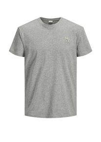 Jack & Jones JACK & JONES, Herren T-Shirt, Graumeliert