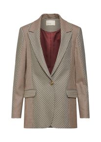Levete Room, Damen Blazer, Grau / Rot / Schwarz