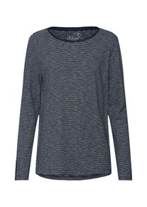 s.Oliver RED LABEL, Damen Langarmshirt, Navy