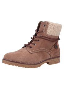Tom Tailor, Damen Stiefelette, Hellbraun