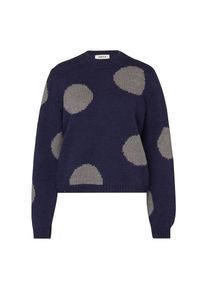 EDITED, Damen Pullover 'Tamara', Navy / Grau