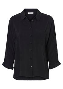 Pieces, Damen Hemd, Schwarz