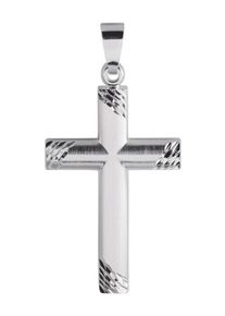 Firetti, Herren Anhänger ohne Kette 'Kreuz', Silber