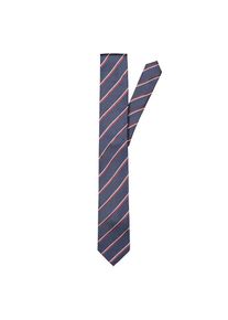 Selected Homme, Herren Krawatte, Himmelblau / Rubinrot