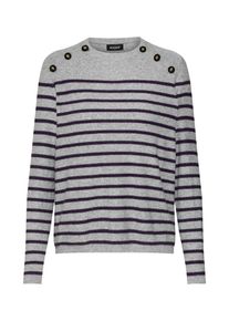 Kookai, Damen Pullover, Grau / Schwarz