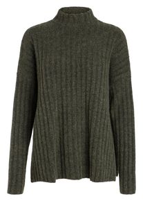 Pieces, Damen Pullover, Dunkelgrün