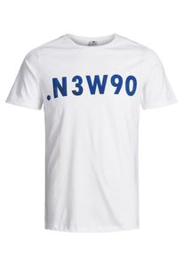 Jack & Jones JACK & JONES, Herren T-Shirt, Blau / Weiß