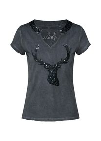 Marjo, Damen T Shirt, Basaltgrau