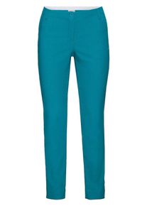 sheego Basic, Damen Bengalin-Stretch-Hose 'Die Schmale', Petrol