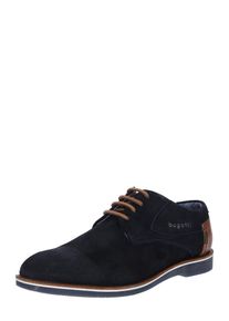 Bugatti, Herren Halbschuhe 'Melchiore', Nachtblau / Karamell