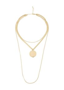 Blond Accessories, Damen Kette 'Double chain', Gold