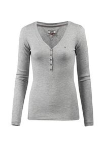 Tommy Jeans, Damen Langarmshirt , Graumeliert