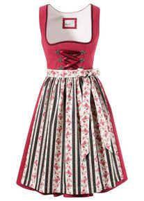 Marjo, Damen Dirndl, Mischfarben / Rot
