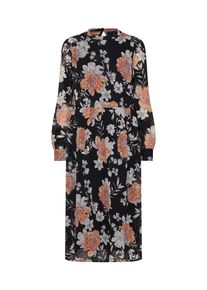 Véro Moda VERO MODA, Damen Kleid 'Maise', Grau / Pastelllila / Dunkelorange / Schwarz