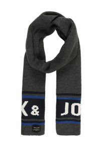 Jack & Jones JACK & JONES, Herren Schal 'JACLOGO', Dunkelgrau