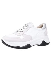 Paul Green, Damen Sneaker, Grau / Wei&szlig;