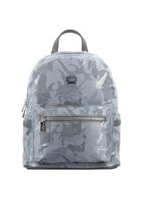 L.Credi, Damen Rucksack, Grau / Dunkelgrau / Silber