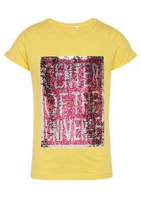 name it, Mädchen T-Shirt, Gelb