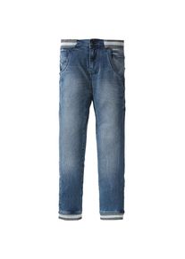 Vingino, Jeans 'Charlie', Dunkelbeige / Blue Denim / Wei&szlig;