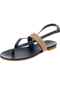 Inuovo, Damen Zehentrenner, Blau / Gold