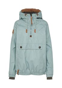 Naketano, Damen Jacke 'Hirsch Heiss Ich', Hellblau / Braun