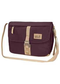 Jack Wolfskin, Damen Umh&auml;ngetasche 'WARWICK AVE', Hellbraun / Burgunder