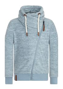 Naketano, Herren Sweatjacke 'Gnadenlos durchgerattert', Hellblau