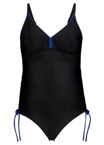 Esprit Maternity, Damen Badeanzug, Blau / Schwarz