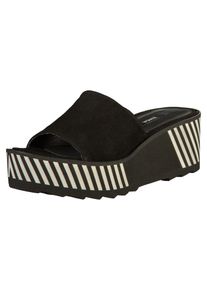 Zinda, Damen Pantoletten, Schwarz