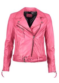 Maze, Damen Lederjacke 'Verena', Pink