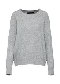 Véro Moda VERO MODA, Damen Pullover 'VMDOFFY STRUCTURE LS BLOUSE BOO', Grau