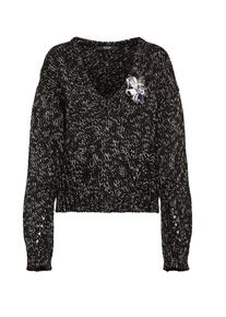 Guess, Damen Strickpullover 'ABIGAIL', Schwarz