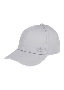 Calvin Klein, Damen Unifarbene Basecap, Grau