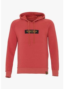 PLUS EIGHTEEN, Herren Kapuzenpullover, Rot