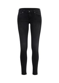 Pepe Jeans, Damen Knackig sitzende Stretch-Jeans 'Lola', Schwarz